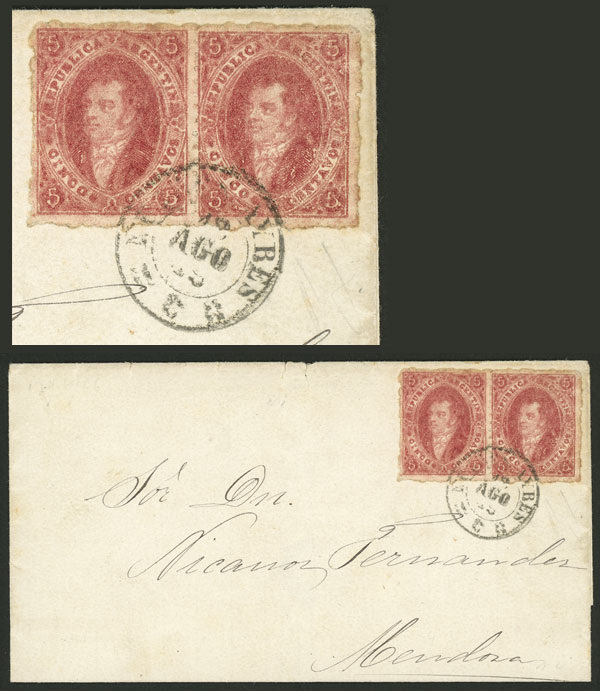 Lot 37 - Argentina rivadavias -  Guillermo Jalil - Philatino Auction # 2249 ARGENTINA: LAST AUCTION OF THE YEAR!