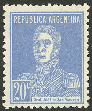 Lot 127 - Argentina general issues -  Guillermo Jalil - Philatino Auction # 2249 ARGENTINA: LAST AUCTION OF THE YEAR!