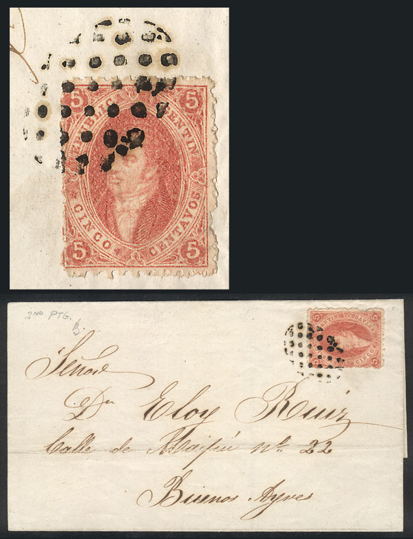 Lot 30 - Argentina rivadavias -  Guillermo Jalil - Philatino Auction # 2249 ARGENTINA: LAST AUCTION OF THE YEAR!