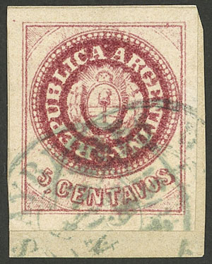 Lot 24 - Argentina escuditos -  Guillermo Jalil - Philatino Auction # 2301 ARGENTINA: General auction with very interesting material