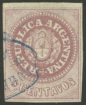 Lot 15 - Argentina escuditos -  Guillermo Jalil - Philatino Auction # 2301 ARGENTINA: General auction with very interesting material