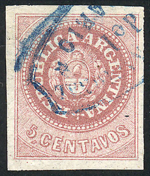 Lot 18 - Argentina escuditos -  Guillermo Jalil - Philatino Auction # 2301 ARGENTINA: General auction with very interesting material