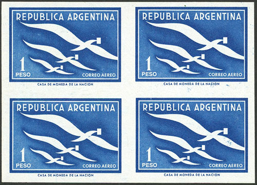 Lot 57 - Argentina general issues -  Guillermo Jalil - Philatino Auction # 2302 ARGENTINA: Special January auction!