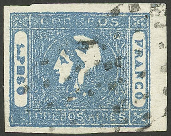 Lot 8 - Argentina cabecitas -  Guillermo Jalil - Philatino Auction # 2302 ARGENTINA: Special January auction!