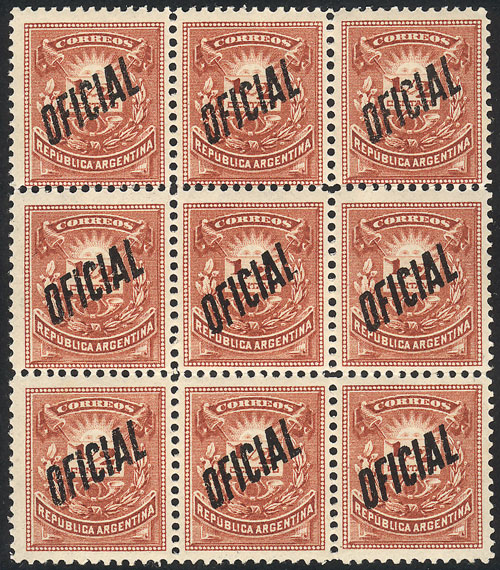 Lot 142 - Argentina official stamps - Guillermo Jalil - Philatino Auction # 2302 ARGENTINA: Special January auction! Lot 142 - Argentina official stamps - Guillermo Jalil - Philatino Auction # 2302 ARGENTINA: Special January auction!
