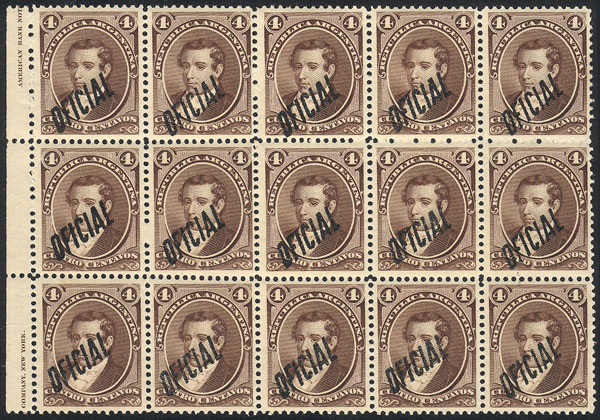 Lot 143 - Argentina official stamps - Guillermo Jalil - Philatino Auction # 2302 ARGENTINA: Special January auction! Lot 143 - Argentina official stamps - Guillermo Jalil - Philatino Auction # 2302 ARGENTINA: Special January auction!