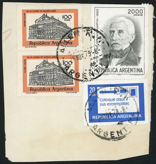 Lot 93 - Argentina general issues -  Guillermo Jalil - Philatino Auction # 2302 ARGENTINA: Special January auction!