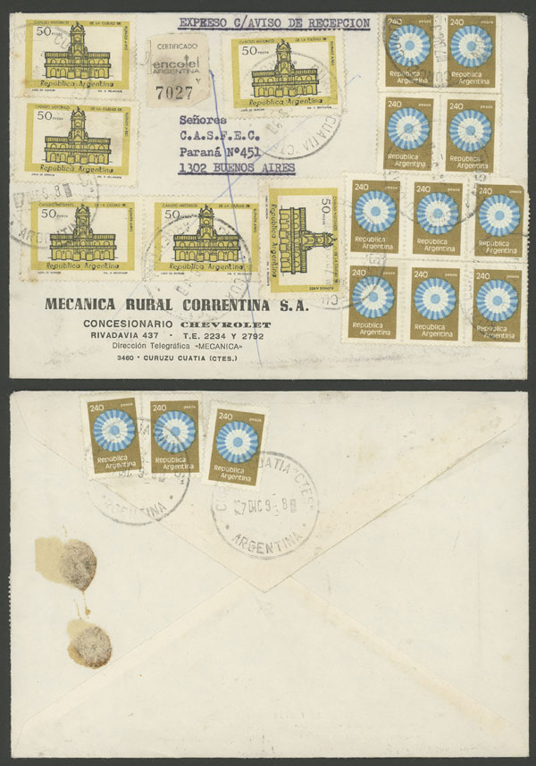 Lot 197 - Argentina postal history - Guillermo Jalil - Philatino Auction # 2302 ARGENTINA: Special January auction! Lot 197 - Argentina postal history - Guillermo Jalil - Philatino Auction # 2302 ARGENTINA: Special January auction!