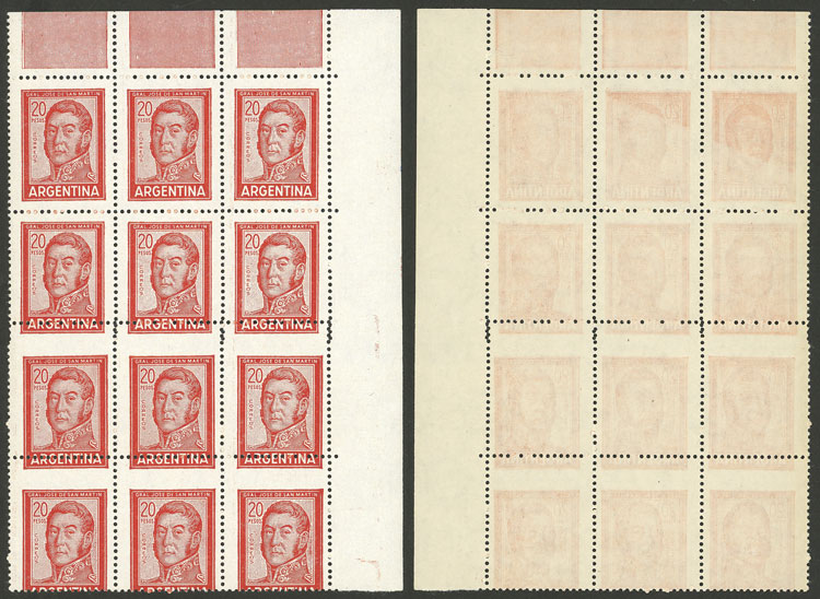 Lot 72 - Argentina general issues -  Guillermo Jalil - Philatino Auction # 2302 ARGENTINA: Special January auction!