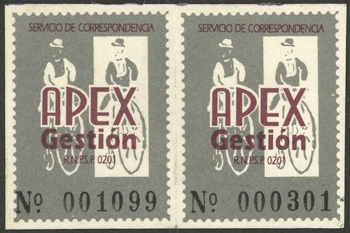 Lot 156 - Argentina private posts -  Guillermo Jalil - Philatino Auction # 2302 ARGENTINA: Special January auction!