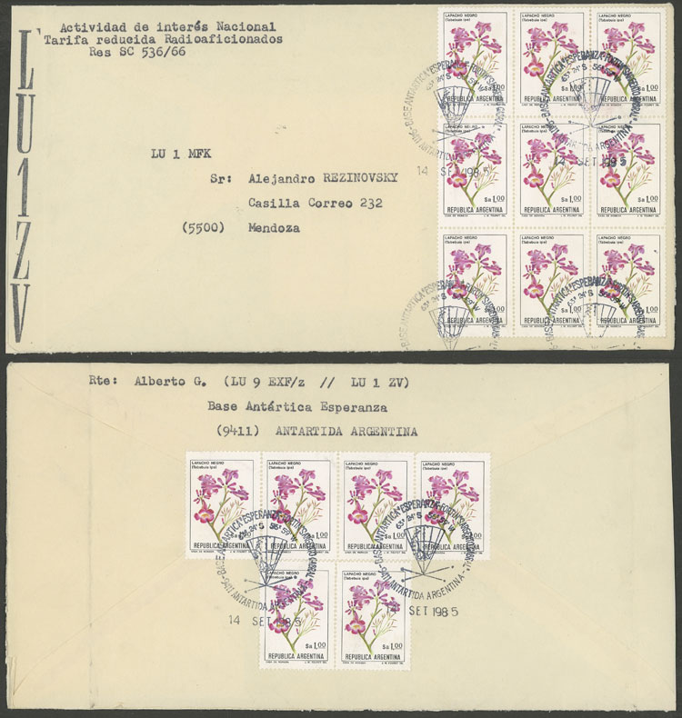 Lot 2 - argentine antarctica postal history -  Guillermo Jalil - Philatino Auction # 2302 ARGENTINA: Special January auction!