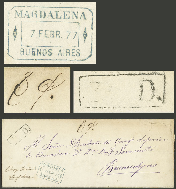 Lot 179 - Argentina postal history - Guillermo Jalil - Philatino Auction # 2302 ARGENTINA: Special January auction! Lot 179 - Argentina postal history - Guillermo Jalil - Philatino Auction # 2302 ARGENTINA: Special January auction!