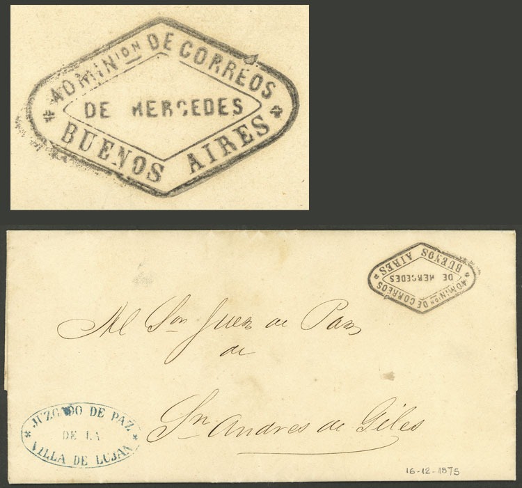 Lot 176 - Argentina postal history - Guillermo Jalil - Philatino Auction # 2302 ARGENTINA: Special January auction! Lot 176 - Argentina postal history - Guillermo Jalil - Philatino Auction # 2302 ARGENTINA: Special January auction!