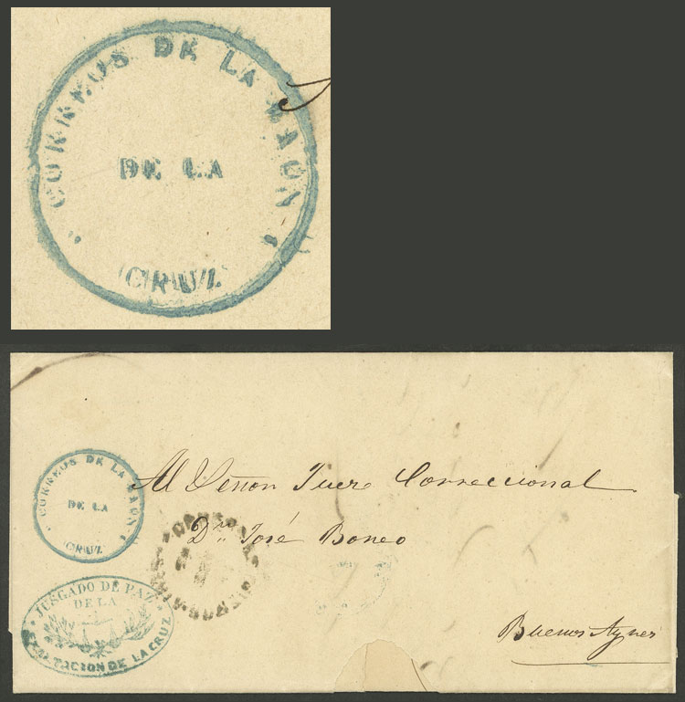 Lot 169 - Argentina postal history -  Guillermo Jalil - Philatino Auction # 2302 ARGENTINA: Special January auction!