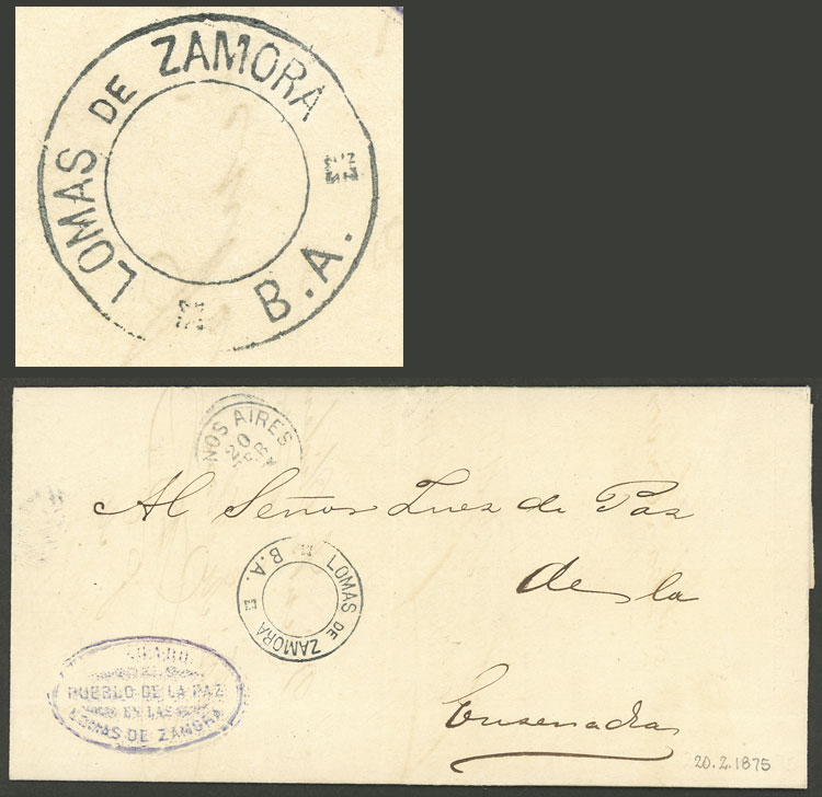 Lot 174 - Argentina postal history -  Guillermo Jalil - Philatino Auction # 2302 ARGENTINA: Special January auction!