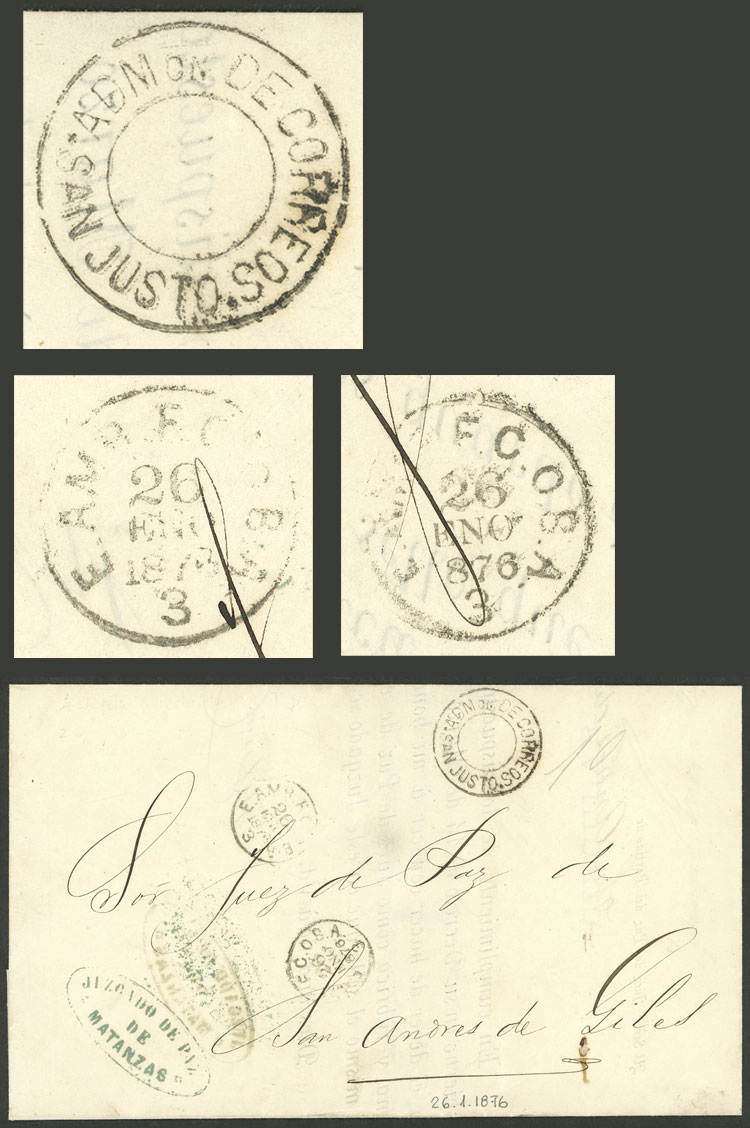 Lot 177 - Argentina postal history - Guillermo Jalil - Philatino Auction # 2302 ARGENTINA: Special January auction! Lot 177 - Argentina postal history - Guillermo Jalil - Philatino Auction # 2302 ARGENTINA: Special January auction!