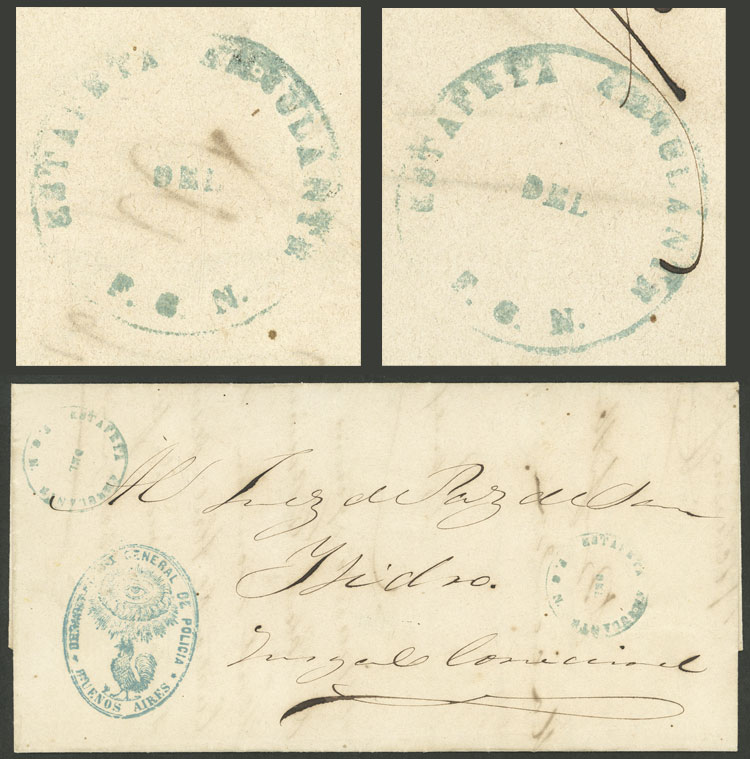 Lot 175 - Argentina postal history -  Guillermo Jalil - Philatino Auction # 2302 ARGENTINA: Special January auction!