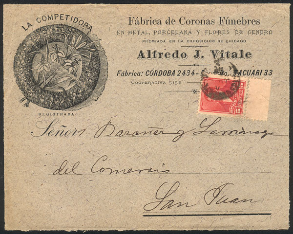 Lot 184 - Argentina postal history - Guillermo Jalil - Philatino Auction # 2302 ARGENTINA: Special January auction! Lot 184 - Argentina postal history - Guillermo Jalil - Philatino Auction # 2302 ARGENTINA: Special January auction!