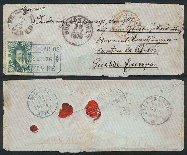 Lot 178 - Argentina postal history - Guillermo Jalil - Philatino Auction # 2302 ARGENTINA: Special January auction! Lot 178 - Argentina postal history - Guillermo Jalil - Philatino Auction # 2302 ARGENTINA: Special January auction!