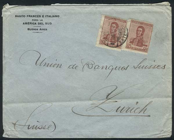 Lot 185 - Argentina postal history - Guillermo Jalil - Philatino Auction # 2302 ARGENTINA: Special January auction! Lot 185 - Argentina postal history - Guillermo Jalil - Philatino Auction # 2302 ARGENTINA: Special January auction!