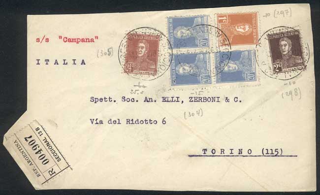 Lot 186 - Argentina postal history - Guillermo Jalil - Philatino Auction # 2302 ARGENTINA: Special January auction! Lot 186 - Argentina postal history - Guillermo Jalil - Philatino Auction # 2302 ARGENTINA: Special January auction!