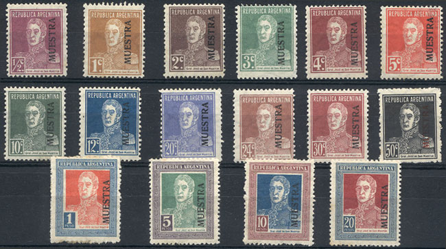 Lot 35 - Argentina general issues - Guillermo Jalil - Philatino Auction # 2302 ARGENTINA: Special January auction! Lot 35 - Argentina general issues - Guillermo Jalil - Philatino Auction # 2302 ARGENTINA: Special January auction!
