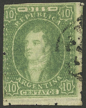 Lot 61 - Argentina rivadavias -  Guillermo Jalil - Philatino Auction # 2303 ARGENTINA: