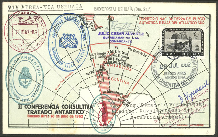 Lot 3 - antarctica Argentina -  Guillermo Jalil - Philatino Auction # 2303 ARGENTINA: