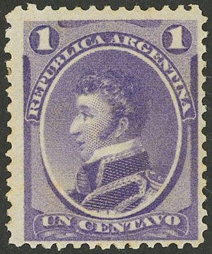 Lot 4 - Argentina general issues -  Guillermo Jalil - Philatino Auction # 2303 ARGENTINA: