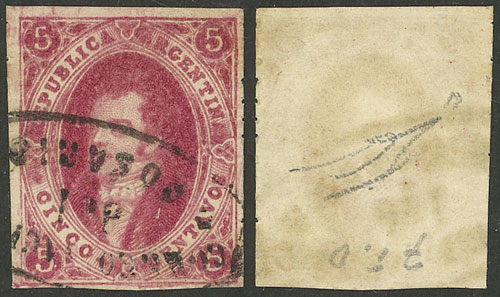 Lot 66 - Argentina rivadavias -  Guillermo Jalil - Philatino Auction # 2303 ARGENTINA: