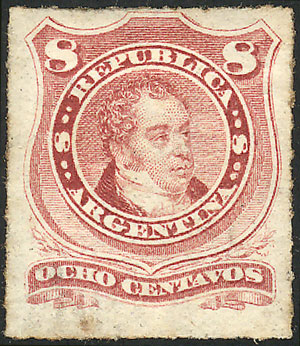 Lot 125 - Argentina general issues -  Guillermo Jalil - Philatino Auction # 2303 ARGENTINA: