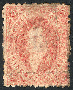 Lot 58 - Argentina rivadavias -  Guillermo Jalil - Philatino Auction # 2303 ARGENTINA: