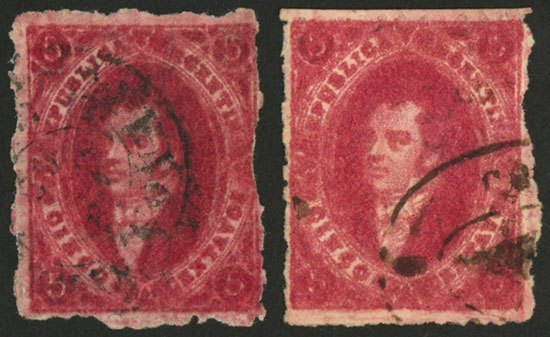 Lot 75 - Argentina rivadavias -  Guillermo Jalil - Philatino Auction # 2304 ARGENTINA: 