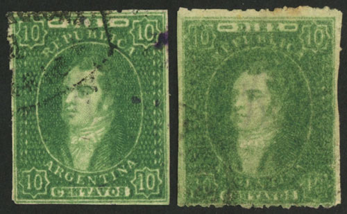Lot 57 - Argentina rivadavias -  Guillermo Jalil - Philatino Auction # 2304 ARGENTINA: 