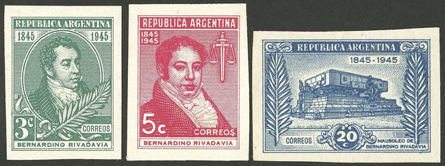 Lot 605 - Argentina general issues -  Guillermo Jalil - Philatino Auction # 2304 ARGENTINA: 