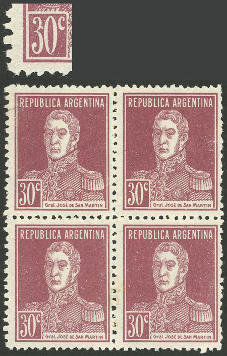 Lot 380 - Argentina general issues -  Guillermo Jalil - Philatino Auction # 2304 ARGENTINA: 
