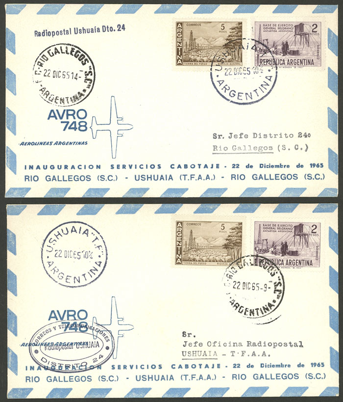 Lot 1560 - Argentina postal history - Guillermo Jalil - Philatino Auction # 2304 ARGENTINA: Lot 1560 - Argentina postal history - Guillermo Jalil - Philatino Auction # 2304 ARGENTINA: