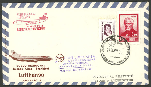 Lot 1569 - Argentina postal history - Guillermo Jalil - Philatino Auction # 2304 ARGENTINA: Lot 1569 - Argentina postal history - Guillermo Jalil - Philatino Auction # 2304 ARGENTINA:
