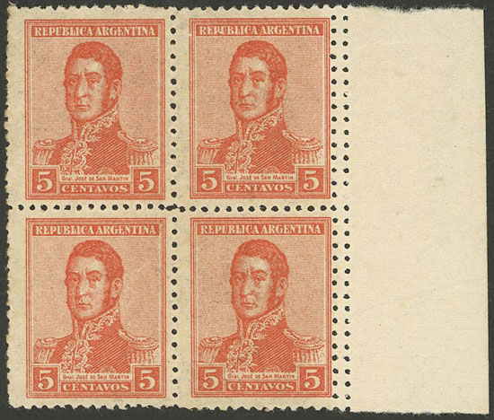 Lot 313 - Argentina general issues -  Guillermo Jalil - Philatino Auction # 2304 ARGENTINA: 