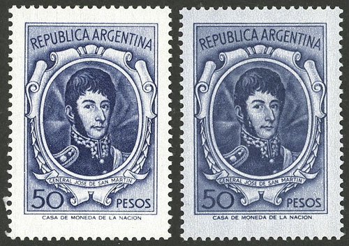Lot 837 - Argentina general issues -  Guillermo Jalil - Philatino Auction # 2304 ARGENTINA: 