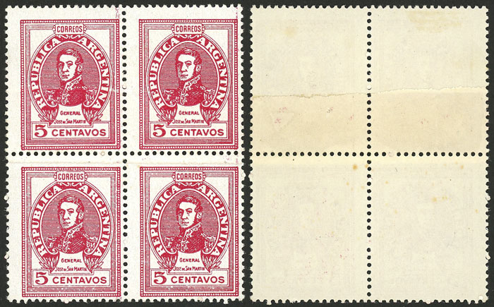 Lot 579 - Argentina general issues -  Guillermo Jalil - Philatino Auction # 2304 ARGENTINA: 