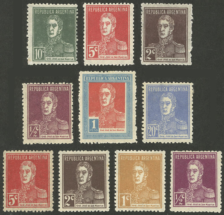 Lot 385 - Argentina general issues - Guillermo Jalil - Philatino Auction # 2304 ARGENTINA: Lot 385 - Argentina general issues - Guillermo Jalil - Philatino Auction # 2304 ARGENTINA: