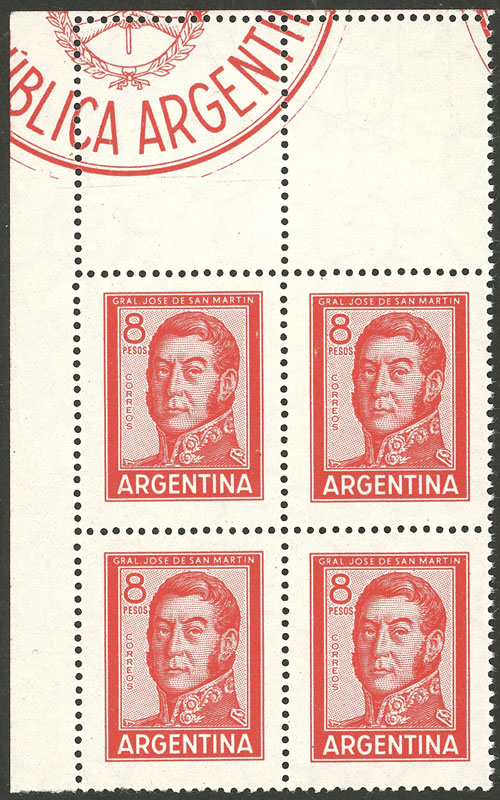 Lot 818 - Argentina general issues -  Guillermo Jalil - Philatino Auction # 2304 ARGENTINA: 