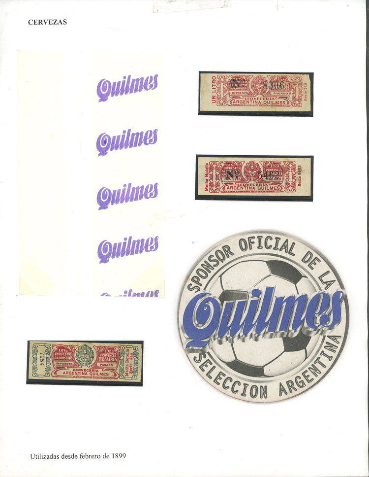 Lot 184 - Argentina revenue stamps -  Guillermo Jalil - Philatino Auction # 2305 ARGENTINA: Special February auction
