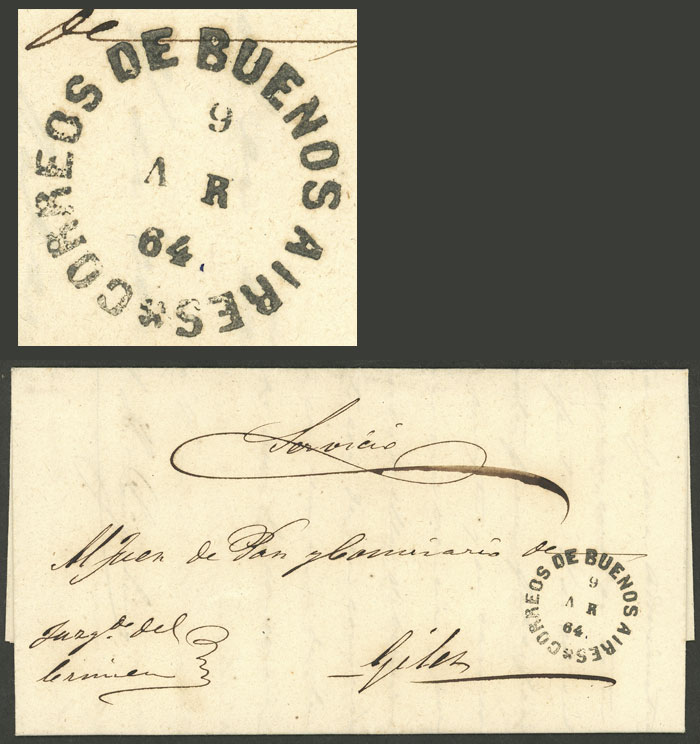 Lot 170 - Argentina postal history -  Guillermo Jalil - Philatino Auction # 2305 ARGENTINA: Special February auction