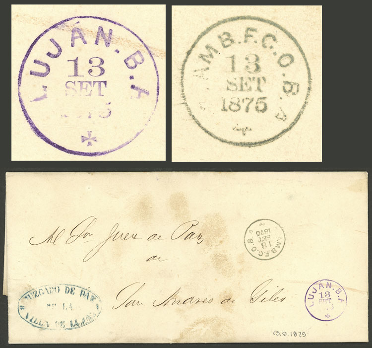 Lot 176 - Argentina postal history -  Guillermo Jalil - Philatino Auction # 2305 ARGENTINA: Special February auction