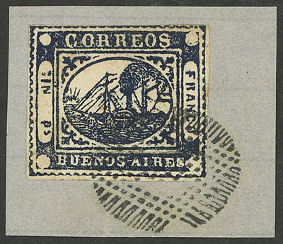 Lot 3 - Argentina barquitos -  Guillermo Jalil - Philatino Auction # 2305 ARGENTINA: Special February auction