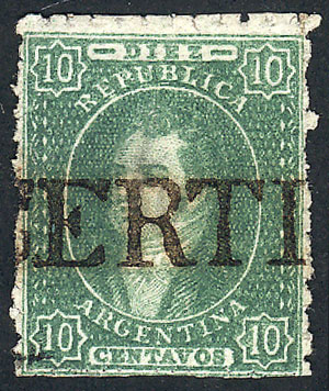 Lot 22 - Argentina rivadavias -  Guillermo Jalil - Philatino Auction # 2305 ARGENTINA: Special February auction