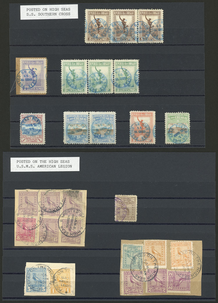 Lot 153 - Uruguay Lots and Collections -  Guillermo Jalil - Philatino Auction # 2306 URUGUAY: Special February auction