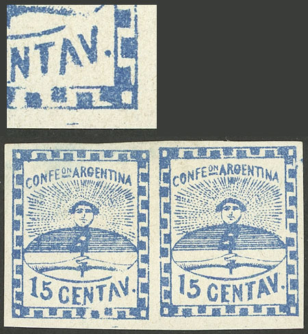 Lot 17 - Argentina confederation -  Guillermo Jalil - Philatino Auction # 2307 ARGENTINA: Special March auction